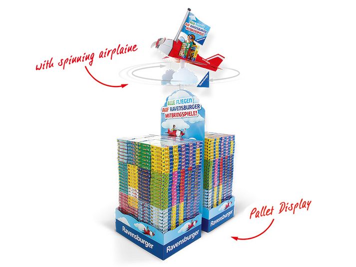 Product-Carrying Display - Pallet Display for Ravensburger