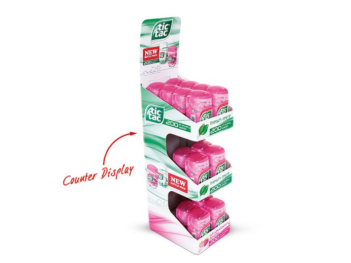 Product-carrying Displays - Counter Display TicTac