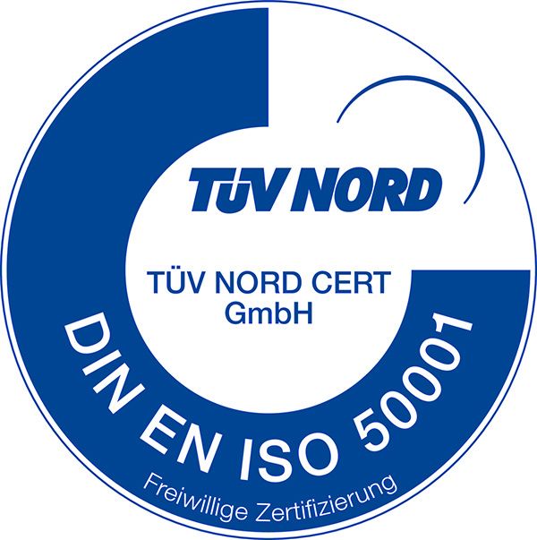 TÜV Siegel DIN EN ISO 50001